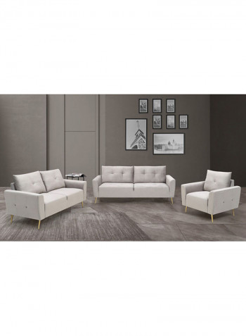 Turin Double Seater Sofa Grey