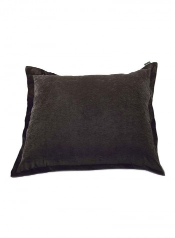 Polyester Floor Pillow Polyester Black 54x44x12inch