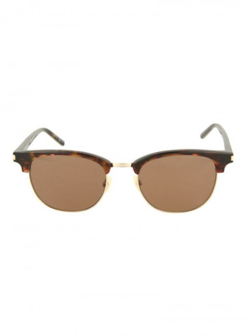 UV Protected Brow Line Sunglasses - Lens Size: 52 mm للرجال