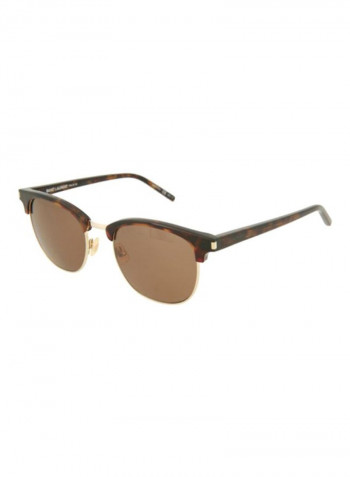 UV Protected Brow Line Sunglasses - Lens Size: 52 mm للرجال