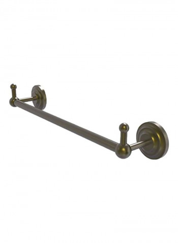 Prestige Que New Collection Integrated Hooks Towel Bar Silver 36inch