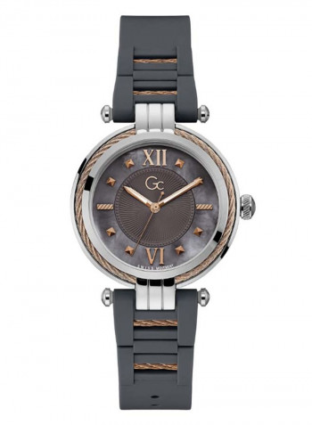 Women's Cablebijou Water Resistance Silicone Analog Watch Y56006L5MF