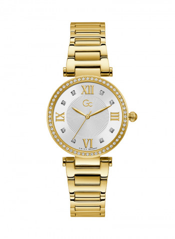 Women's Crystal Studded Analog Watch Y64003L1MF
