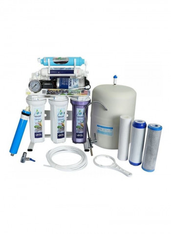 6 Stage Reverse Osmosis Water Purification System AR50GPD white