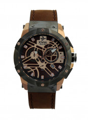 Men's Casual Leather Chronograph Wrist Watch 16075 GALC 40-E