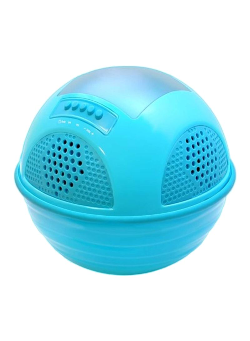 Portable Waterproof Floating Pool Speaker Blue
