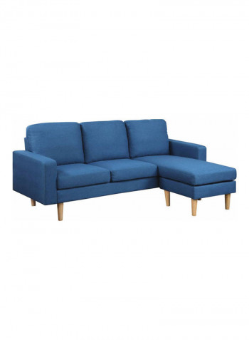 L-Shaped Sectional Sofa Royal Blue