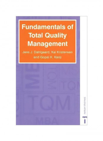 Fundamentals Of Total Quality Management Paperback