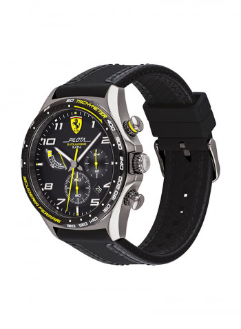 Men's Leather Chronograph Wrist Watch 830718