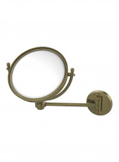 Wall Mounted 3X Magnification Makeup Mirror Gold 8inch