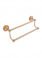 Prestige Regal Collection Brass Double Towel Bar Bronze 30inch