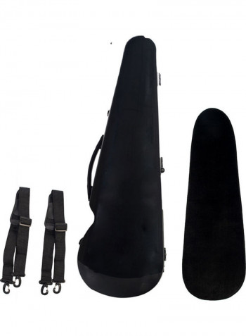 4-Piece Hard Case And Straps Set For 4/4 Violins