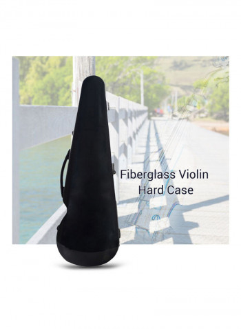 4-Piece Hard Case And Straps Set For 4/4 Violins