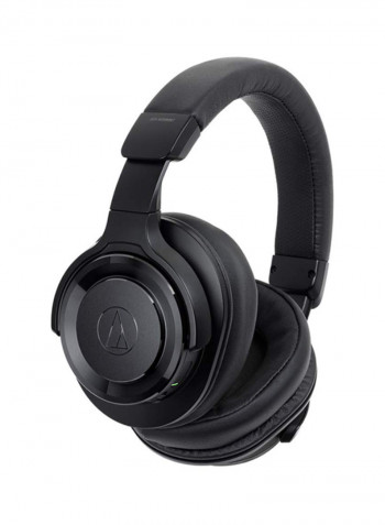 Solid Bass Bluetooth Wireless Over-Ear Headphones Black