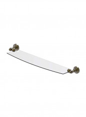 Waverly Place Glass Shelf Antique Brass/Clear 24inch