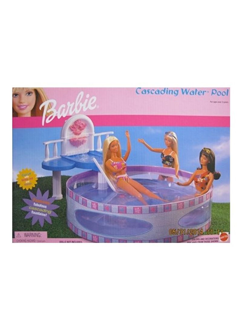 Cascading Water Pool Playset With Fountain 3x14inch