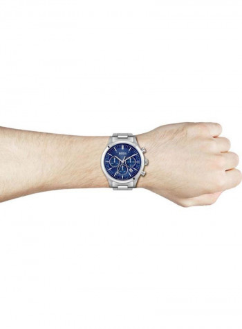 Men's Metronome Water Resistance Leather Analog Watch 1513801