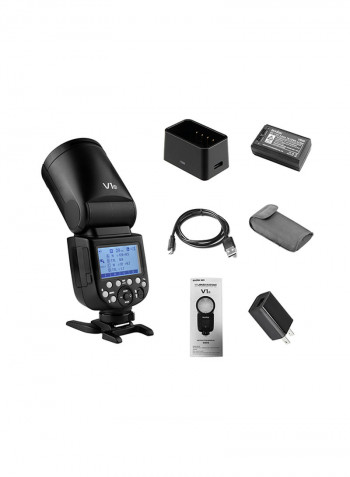 Professional Camera Flash Speedlite Speed Light Wireless Black