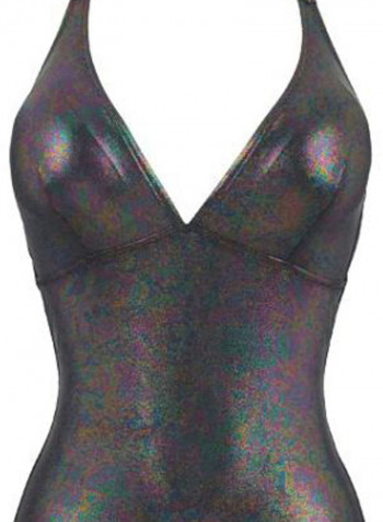 Faste Moonlight Printed One Piece Swimsuit Iridescent