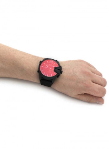 Men's Mega Chief Water Resistance Silicone Digital Watch DZ4548