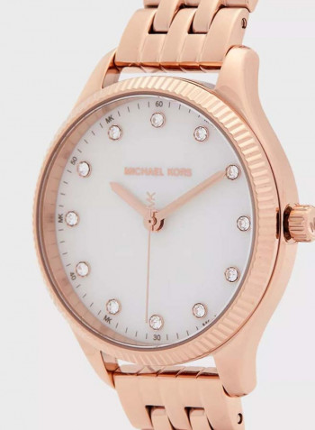 Women's Lexington Water Resistance Stainless Steel Analog Watch MK1025