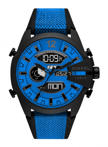 Men's Mega Chief Water Resistance Silicone Digital/Analog Watch DZ4550