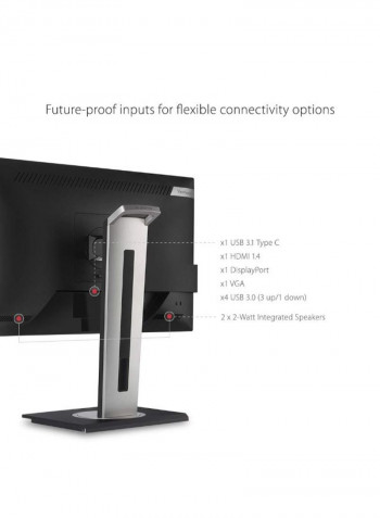 24-Inch Full HD Monitor 24inch Black