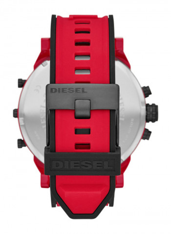 Men's Mega Chief Water Resistance Silicone Digital/Analog Watch DZ4551