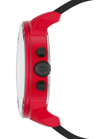 Men's Mega Chief Water Resistance Silicone Digital/Analog Watch DZ4551