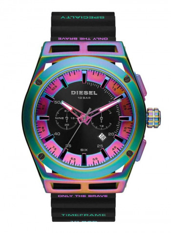Men's Timeframe Water Resistance Silicone Chronograph Watch DZ4547