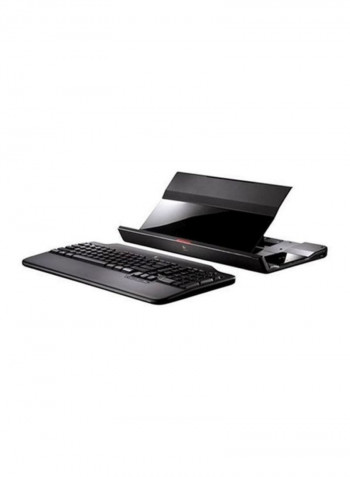Laptop Docking Station With Keyboard Black