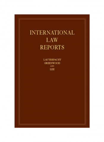 International Law Reports Hardcover