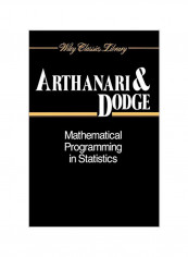 Mathematical Programming in Statistics Paperback