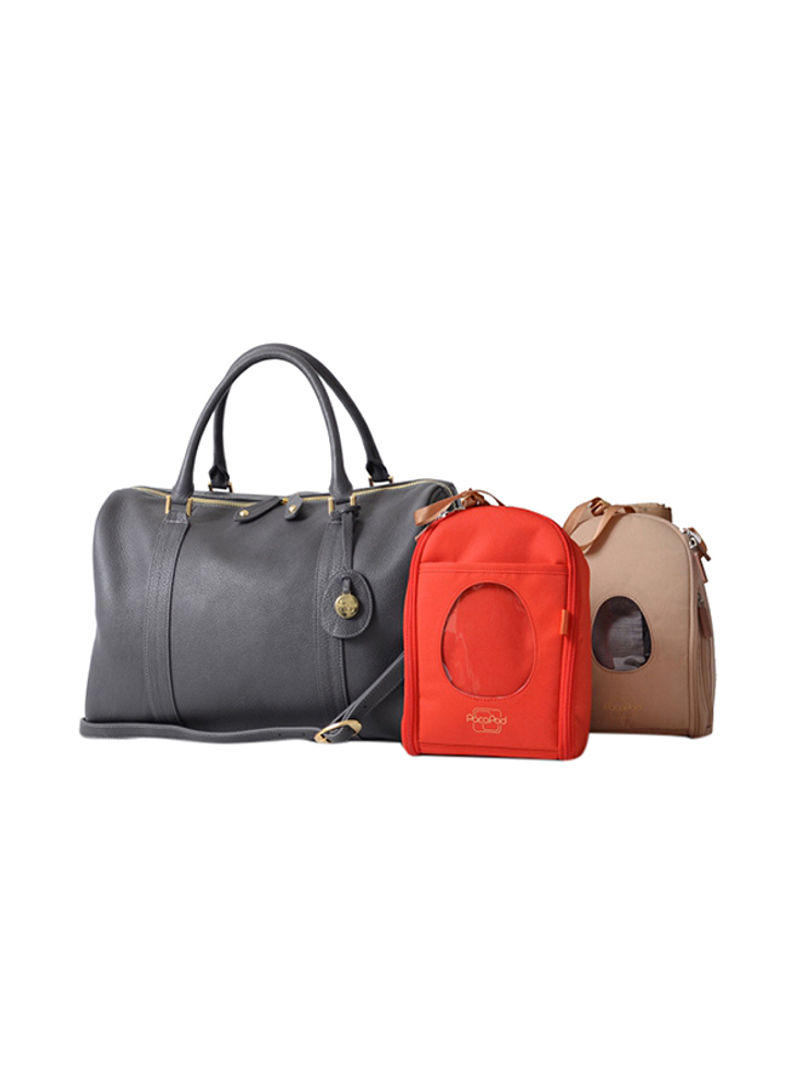3-In-1 Firenze Pewter Changing Bag Set