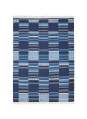 Flatwoven Handmade Area Rug Blue 240 x 170centimeter