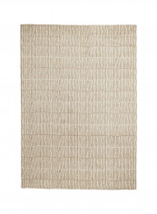 High Pile Area Rug Beige 240 x 170centimeter