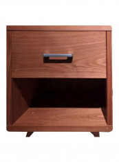 Solid Wood Bedside Table Brown 500x400x500millimeter