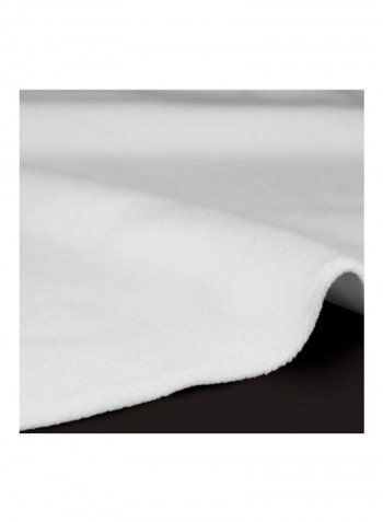 Printed Duvet Cover Polyester Grey/White/Black Queen