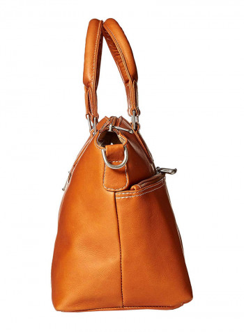 Travel Weekender Handcrafted Shoulder Bag Tan