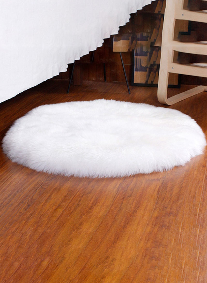 Solid Color Comfy Soft Room Area Rug White 190centimeter
