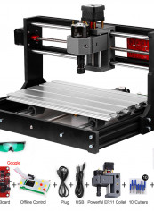 Pro GRBL Control Mini Machine Black 44.00 X 18.00 X 25.00cm