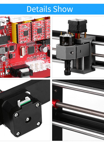 Pro GRBL Control Mini Machine Black 44.00 X 18.00 X 25.00cm