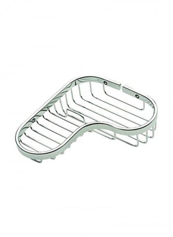 Corner Shower Basket Chrome 5x8.3x2inch