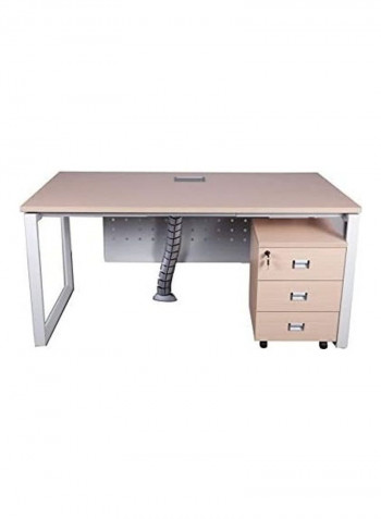 Modern Workstation Oak 180x75x75cm