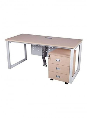 Modern Workstation Oak 180x75x75cm