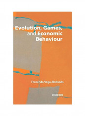 Evolution, Games, and Economic Behaviour Hardcover