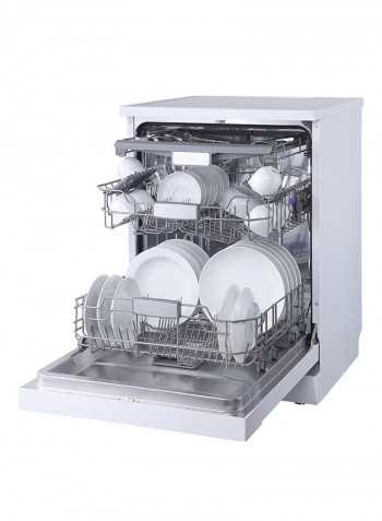 Dishwasher 7 programs 14 place 3 baskets 2 Years Warranty EVDW-143MW White