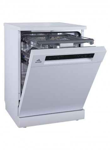 Dishwasher 7 programs 14 place 3 baskets 2 Years Warranty EVDW-143MW White
