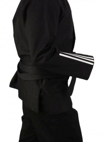 Quest Brazilian Jiu-Jitsu Uniform - Black, A5 A5