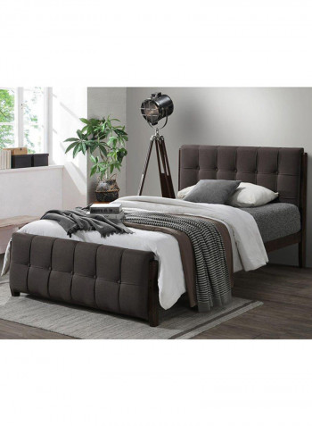 Diego King Bed Brown 220.5x187.5x103cm